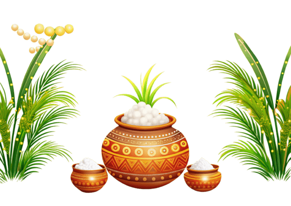 3D Happy Pongal Celebration PNG: A Versatile Design Solution