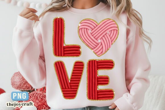 3D Love Letters PNG: Elevate Your Design with Striped Elegance