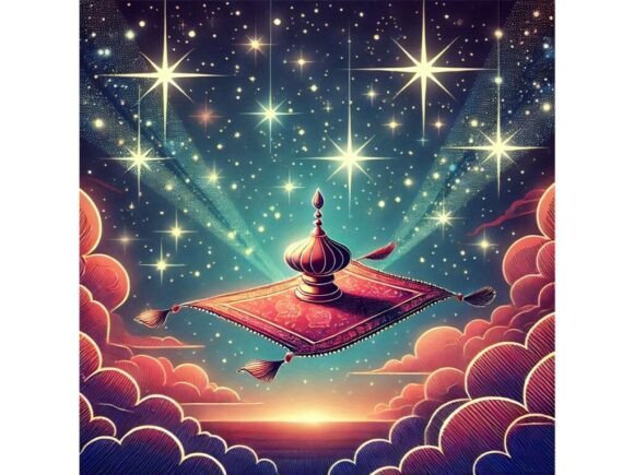 3D Magic Carpet: A Sky-Flying Fantasy