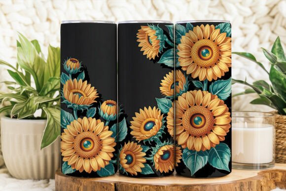 3D Sunflower Mania 20oz Tumbler Wrap: A Strategic Tool for Branding and Creativity