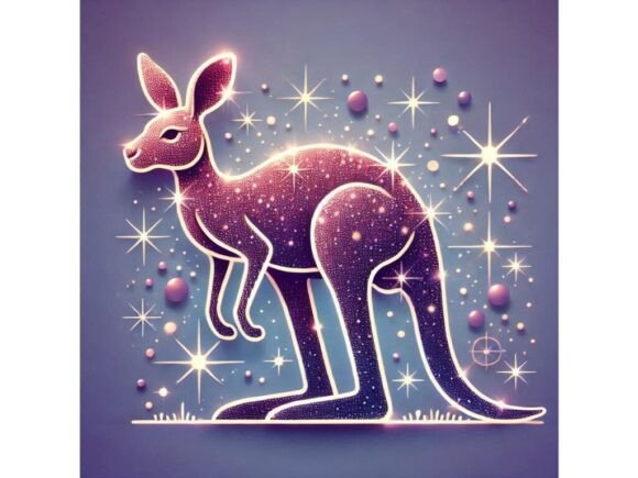 A 3D Kangaroo with Glitter on Its Ears: A Sparkling Addition to Your Creative Toolkit