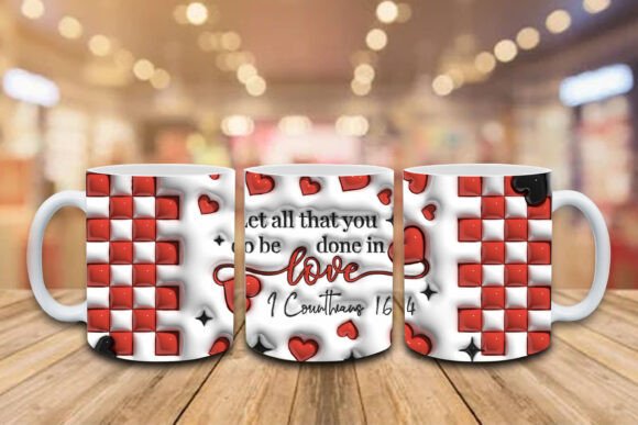 Enhance Your Mug with 11oz 3D Let All That You Mug Wrap