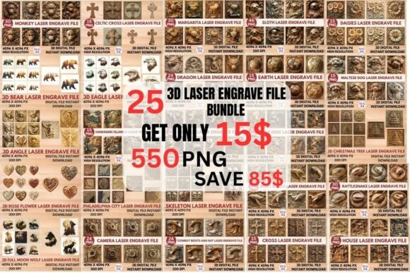 Exploring 3D Laser Engrave PNG Bundles: A Comprehensive Guide
