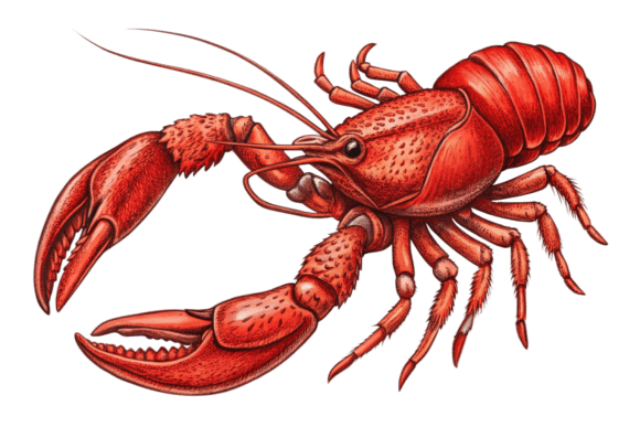 Free 3D Red Lobster Cartoon Sticker PNG: High-Quality Transparent Background Png Files for Your Creative Projects