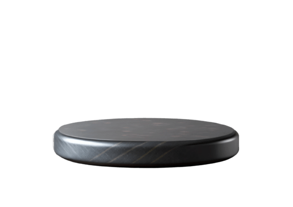 High-Quality 3D White Pedestal Steps PNG