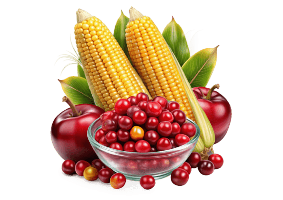 High-Quality Cranberry Fruits 3D PNG