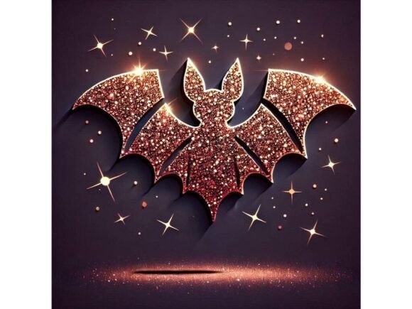 Unleashing Creativity with a 3D Bat with Glittery Wings