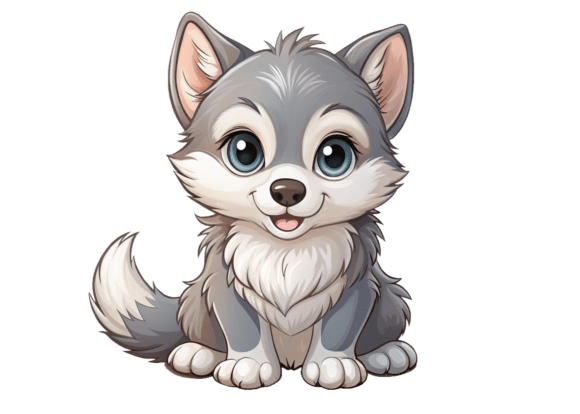 Unlock Your Creativity with a Cute 3D Character of a Cute Wolf Free