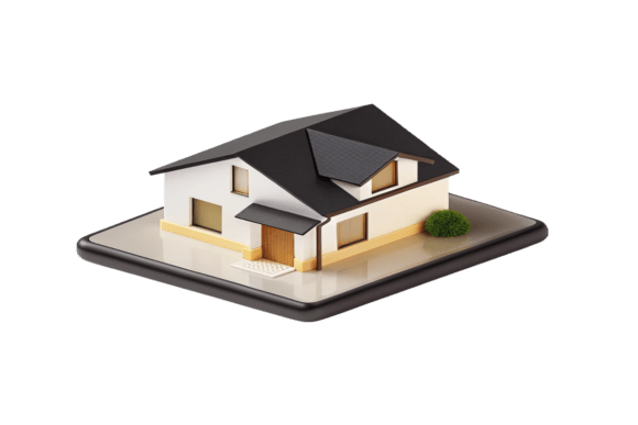 Unlocking Creativity with 3D Home Icon and Versatile Digital Backgrounds