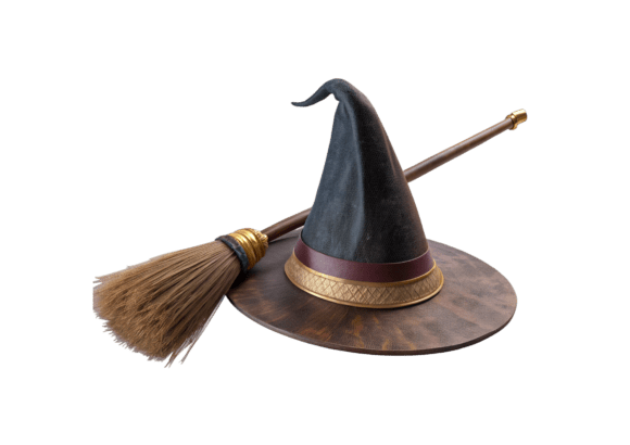 Unlocking Creativity with the Witch with Broom 3D Icon